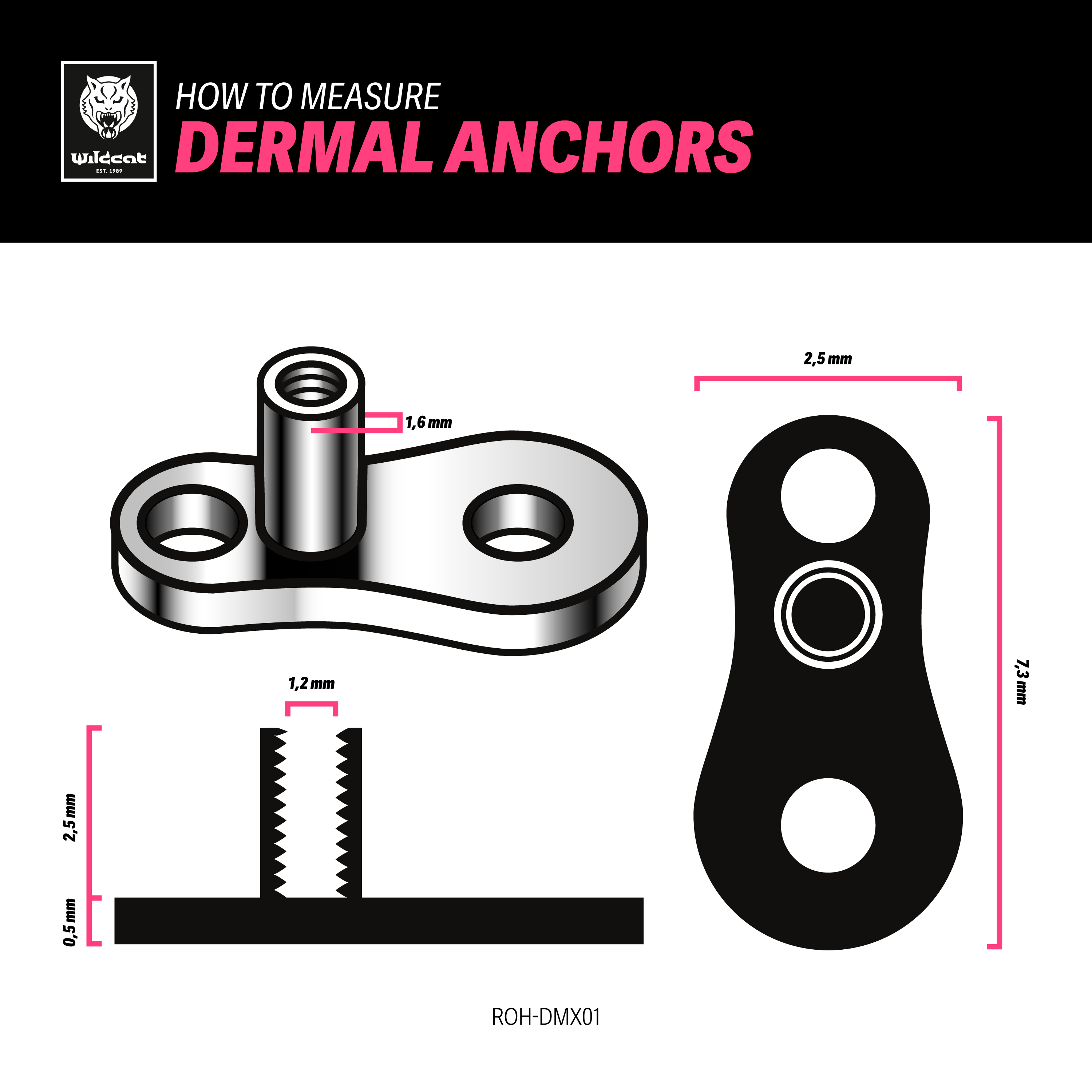 How to measure Dermal Anchors