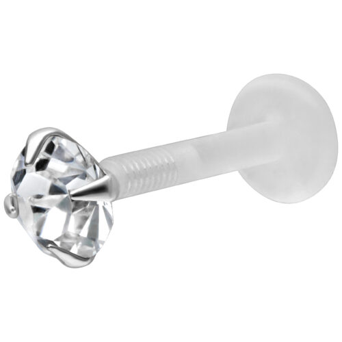 Push-Fit Crystal Labret