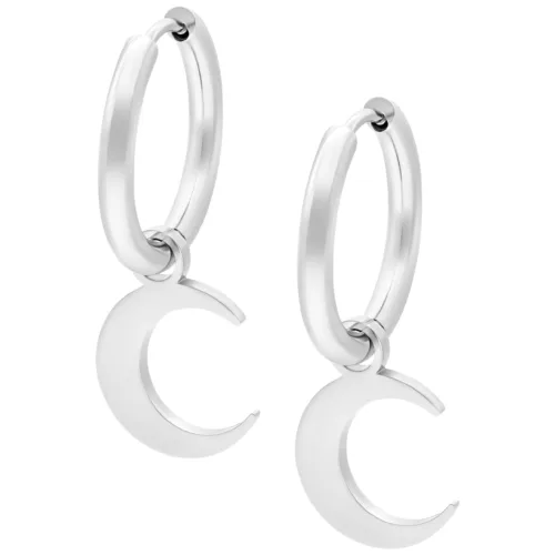 Little Moonchild Hoop Earrings