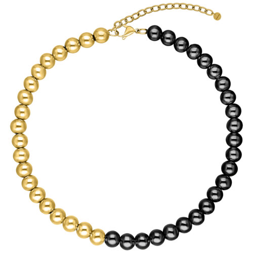 Bubble Kette - Gold/Schwarz