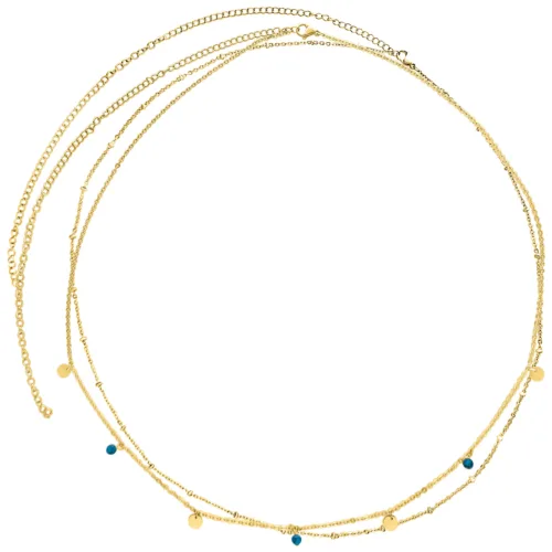 Doublerow Belly Chain - Golden Metal