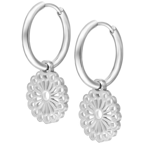 Little Mandala Hoop Earrings<!--6357dd99e7969-->