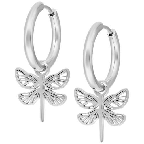 Little Flower Hoop Earrings<!--6357dd8c10561-->