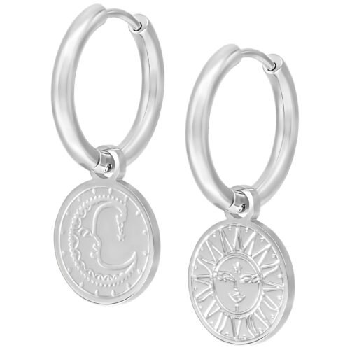 Little Sun Moon Hoop Earrings<!--6357ddaee7656-->