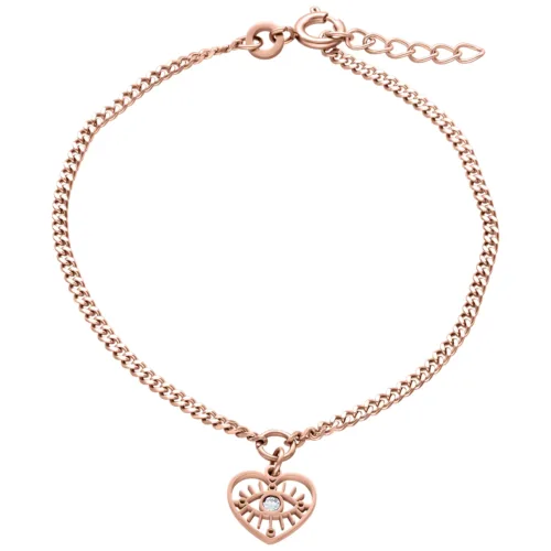 Little Heart Eye Armband - Rosegold