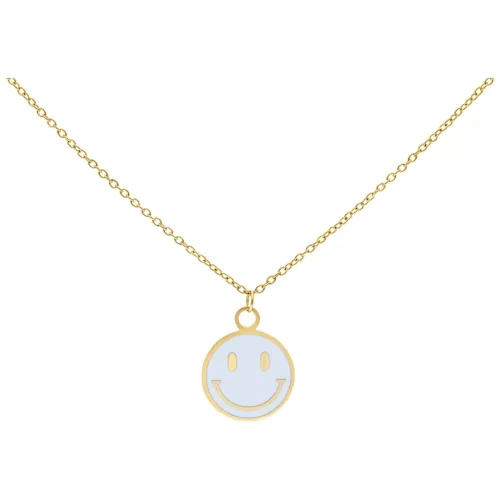 Little White Smiley Kette
