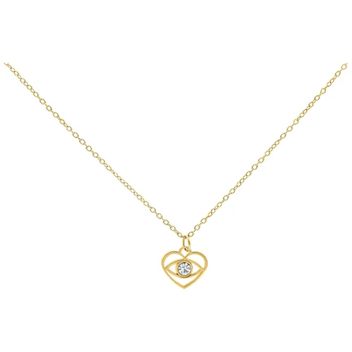 Little Dangling Eye Kette - Golden Metal