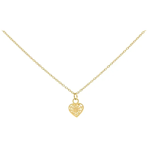 Little Heartweb Kette - Golden Metal