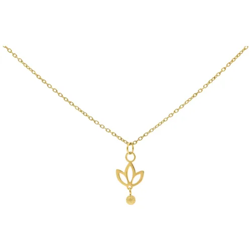 Dangling Lily Kette - Golden Metal