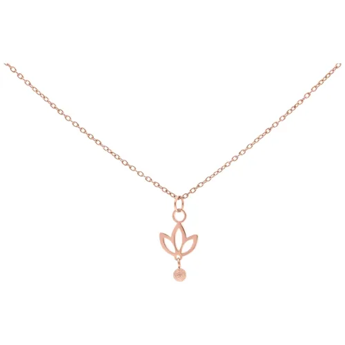 Dangling Lily Kette - Rosegold
