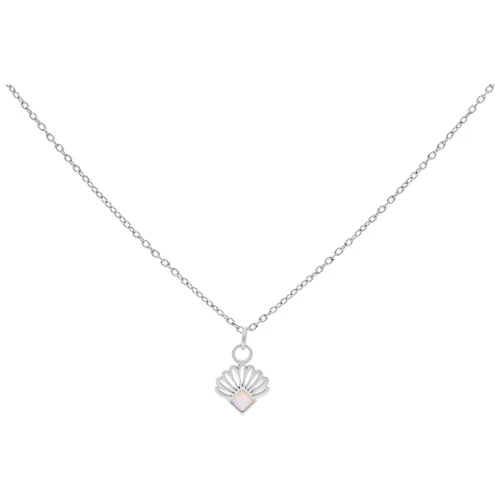 Synthetic Opal Fan Kette