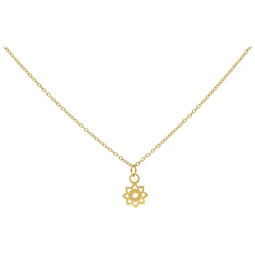 Little Sunflower Kette - Golden Metal