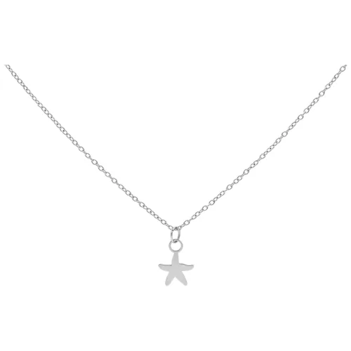 Little Starfish Kette - Silvercoloured Metal