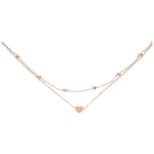 Little Heart Fußkettchen - Rosegold