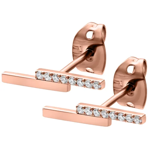 Double Beam Crystal - Rosegold