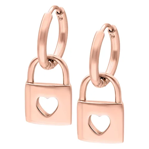 Little Lock Hoops - Rosegold