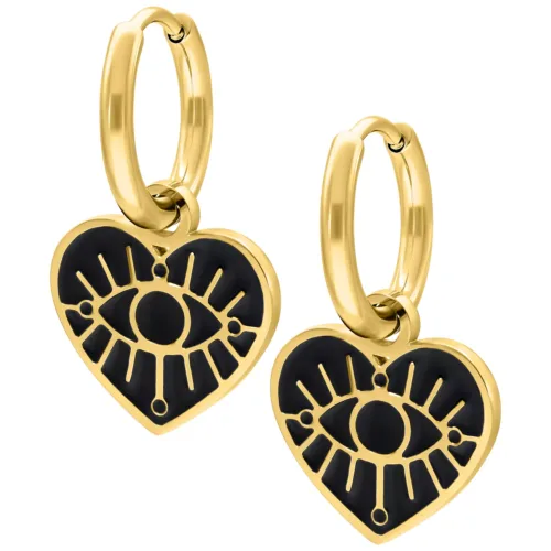 Little Soulmate Hoops - Golden Metal