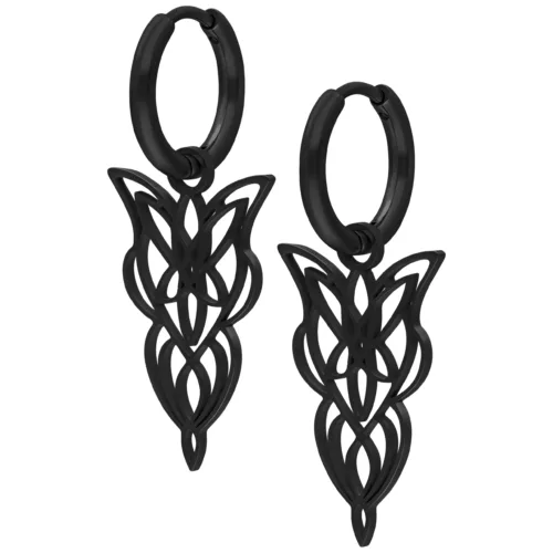 Little Elves Hoops - Black Metal