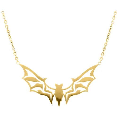 Big Bat Kette - Golden Metal