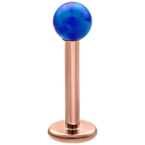 Synthetic Opal Ball Micro Labret