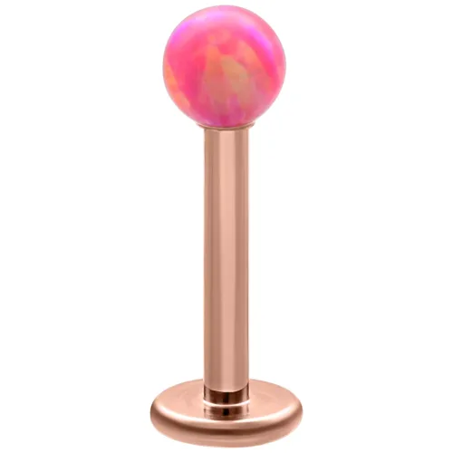 Synthetic Opal Ball Micro Labret