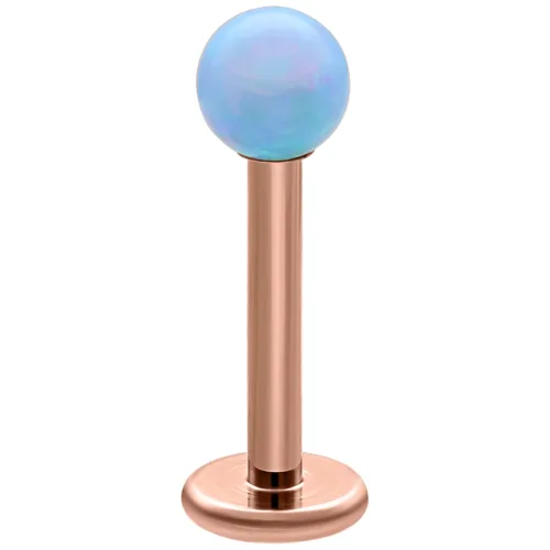 Synthetic Opal Ball Micro Labret