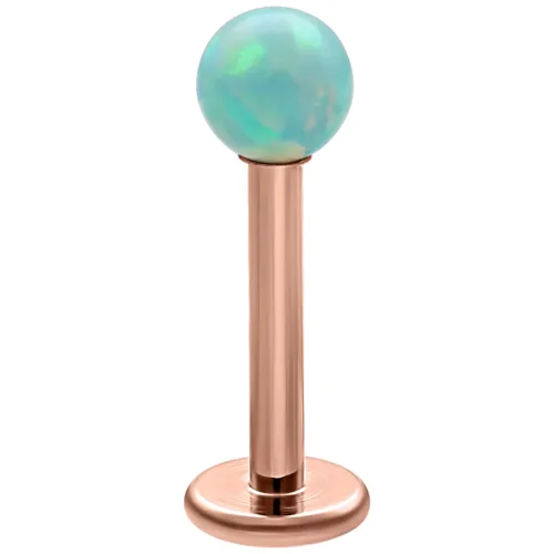 Synthetic Opal Ball Micro Labret