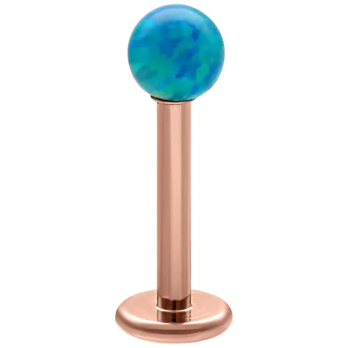 Synthetic Opal Ball Micro Labret