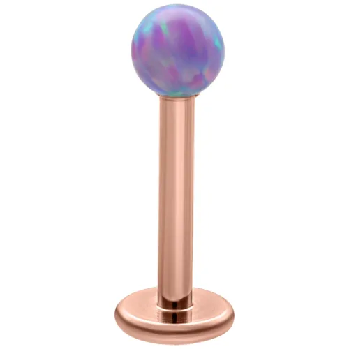 Synthetic Opal Ball Micro Labret