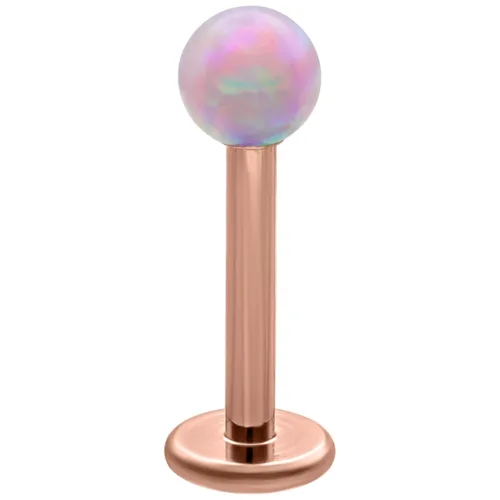 Synthetic Opal Ball Micro Labret