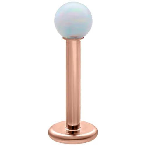 Synthetic Opal Ball Micro Labret