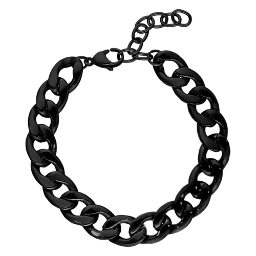 Chunky Armband - Black Metal