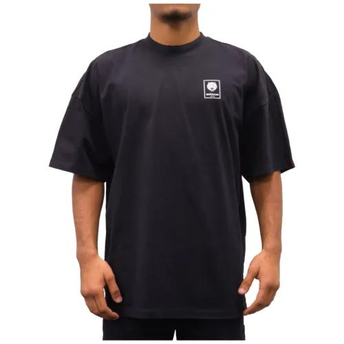Oversized Mock Neck T-Shirt