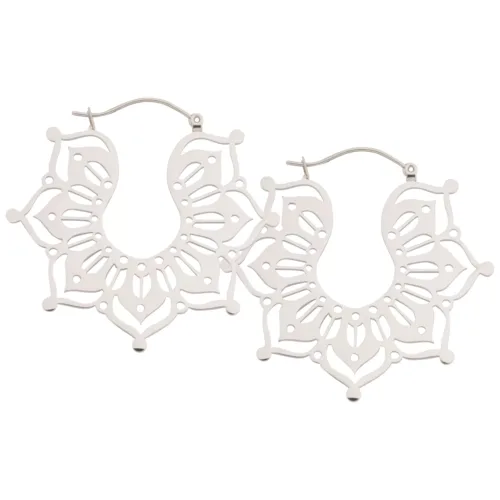 Magnolia Hoop Earrings<!--6357ddd5bb15c-->