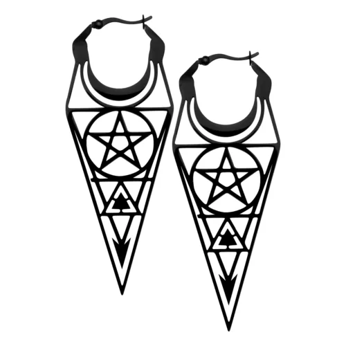 Mortalis Hoop Earrings