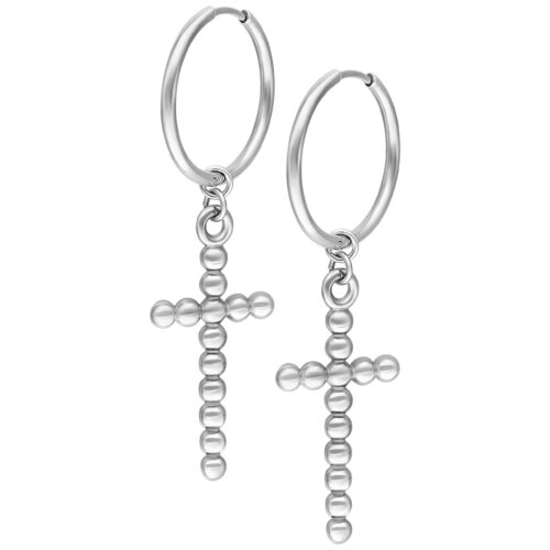 Bubble Cross Hoops Pairs