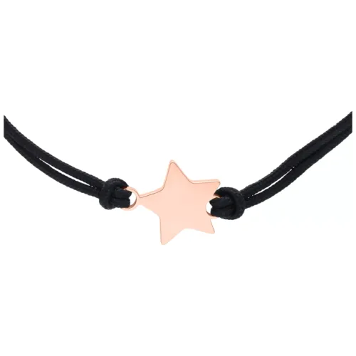 Toggle Star Nylon Armband - Rosegold