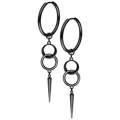Sinn Hoops Pairs - Black Metal