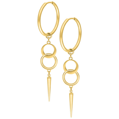 Sinn Hoops Pairs - Golden Metal