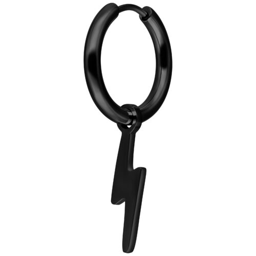 Little Flash Hoop<!--6357dd875d6f9--> - Black Metal