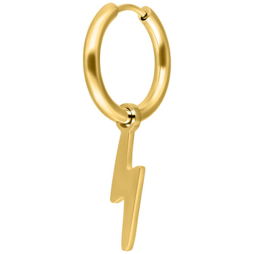 Little Flash Hoop<!--6357dd875d6f9--> - Golden Metal