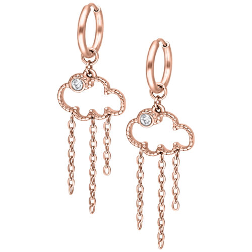 Little Cloud 9 Hoops - Rosegold