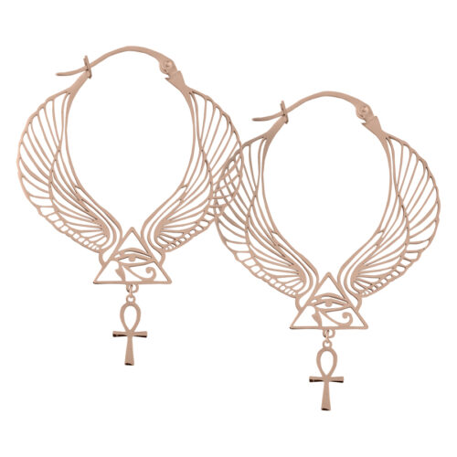 Silver Egyptian Earrings <!--6357d857f13bf-->