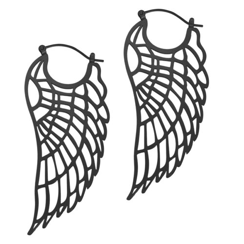 Wing Hoop Earrings<!--6357e45df3eb8-->
