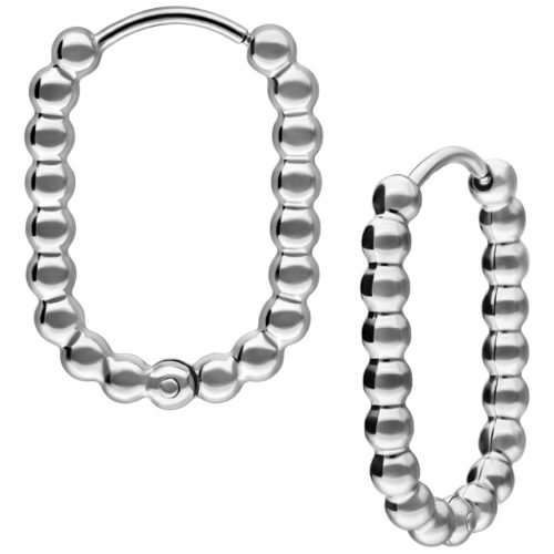 Oval Bubble Hoops