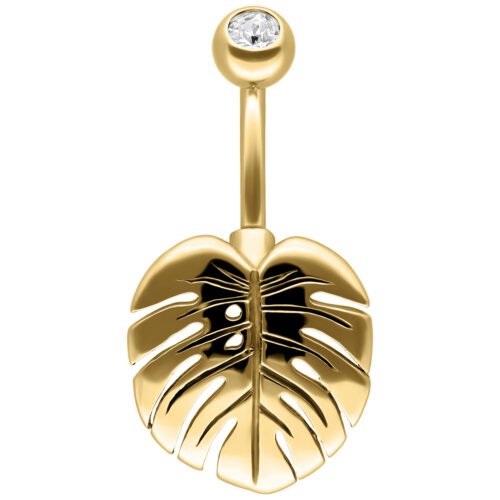 Monstera Leaf Jewelled Bananabell