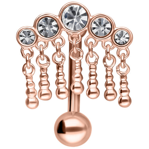 5 Dangling Crystals Micro Bananabell