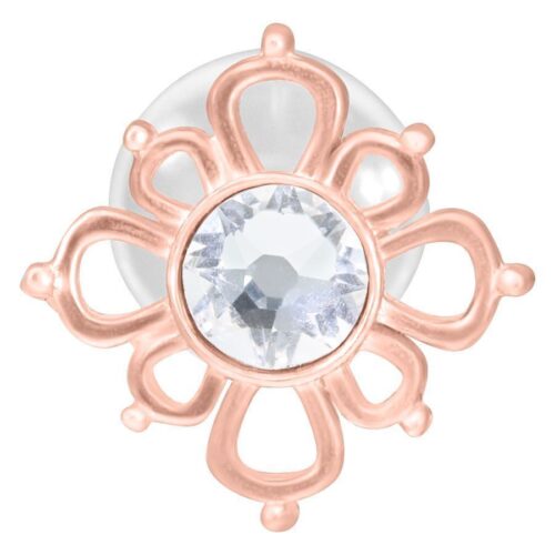Oriental Sun Push-Fit Labret Stud<!--6357da9597041--> - Rosegold