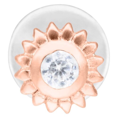Ice Flower Labret Jewellery<!--6357dad05db93--> - Rosegold
