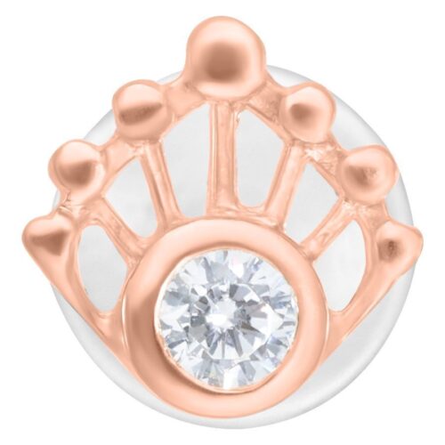 Florescence Push-Fit Labret Stud<!--6357da9b1b587--> - Rosegold